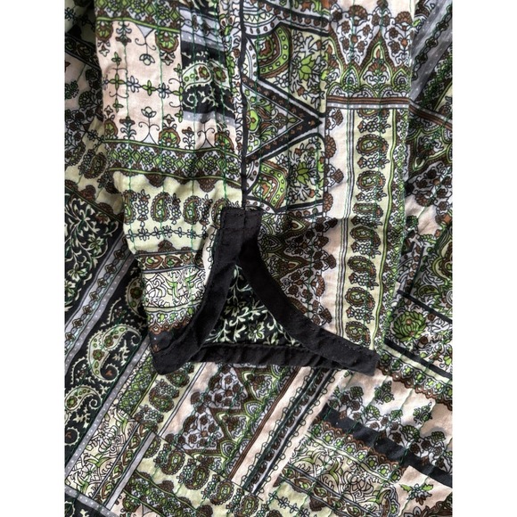 BonWorth Women's XL Quilted Jacket Floral Patchwork Cotton Lightweight Cozy - Picture 6 of 7